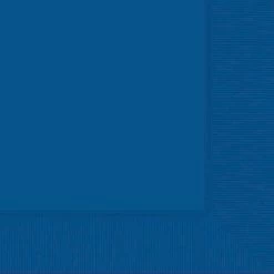 Amscan Party Supplies Lunch Napkins 2 Ply 33cm X 33cm Blue 20 Pack