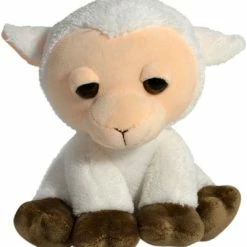 CA Australia Farm Animal Sitting Sheep Plush Toy 18cm