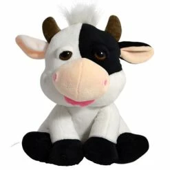 CA Australia Farm Animal Sitting Cow Plush Toy 18cm