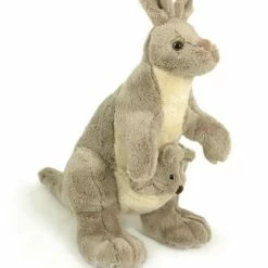 CA Australia Kangaroo With Joey Plush Toy 28cm