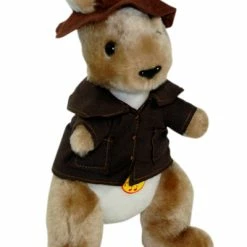CA Australia Jumbuck Jill-A-Roo The Kangaroo Swaggie W/ Music - 23cm