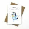 Starry Bluey Birthday Card 11cm X 15cm