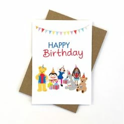 ABC Kids Play School Birthday Card 11cm X 15cm