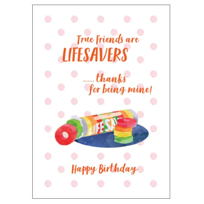 Candle Bark Creations Matilda's Milk Bar Lifesavers Birthday Card 11cm X 15cm