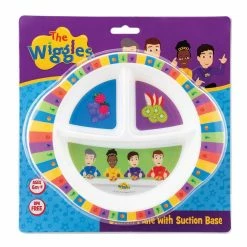 The Wiggles We're All Fruit Salad Suction Section Plate