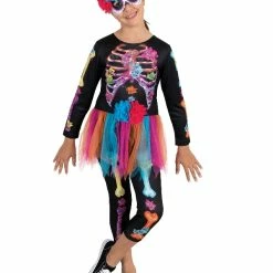 Rubies Skeleton Girl Neon Costume