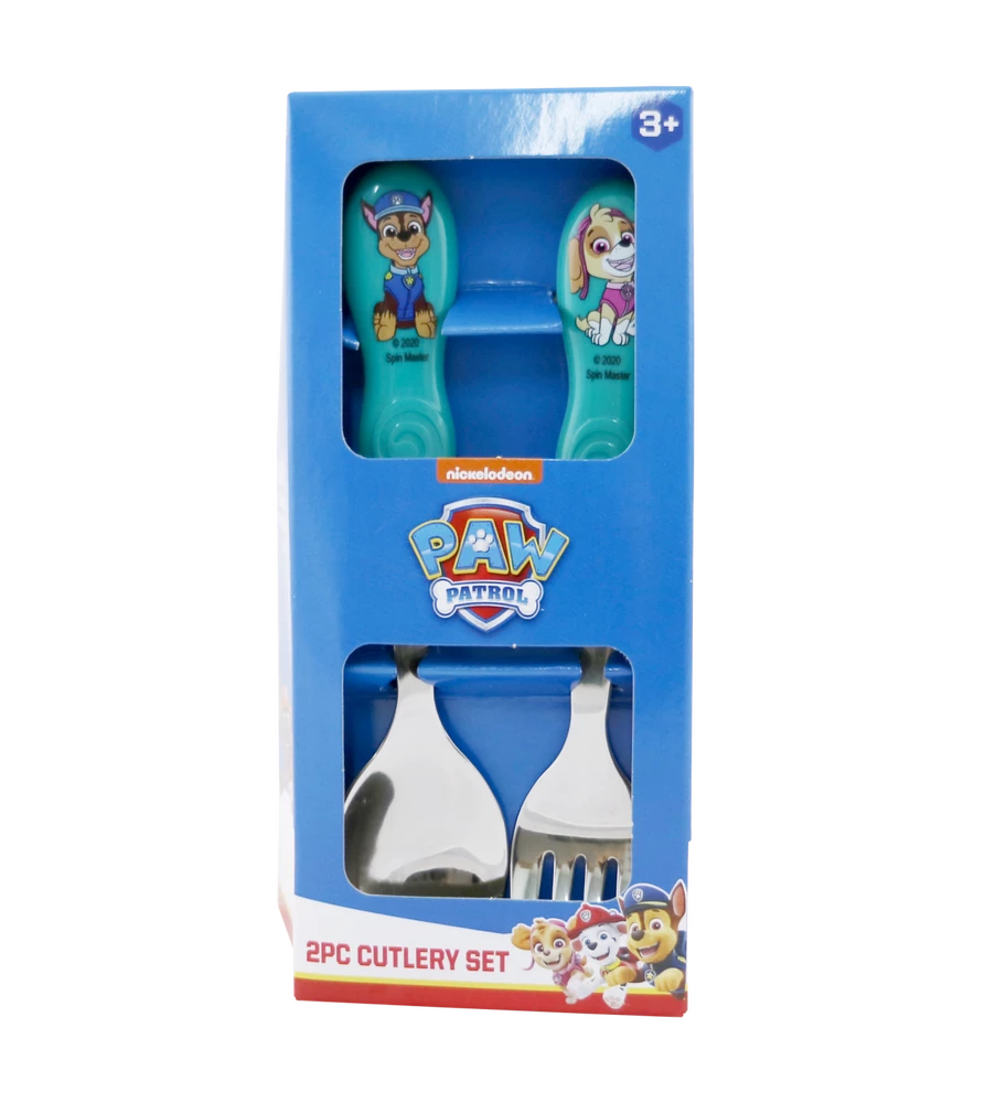 Paw Patrol 2pce Stainless Steel Cutlery Set - Image 2