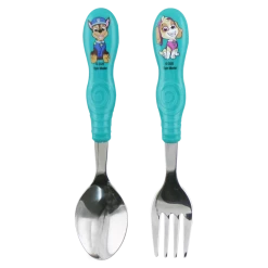 Paw Patrol 2pce Stainless Steel Cutlery Set