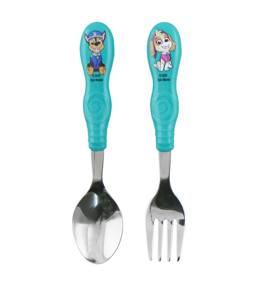 Paw Patrol 2pce Stainless Steel Cutlery Set