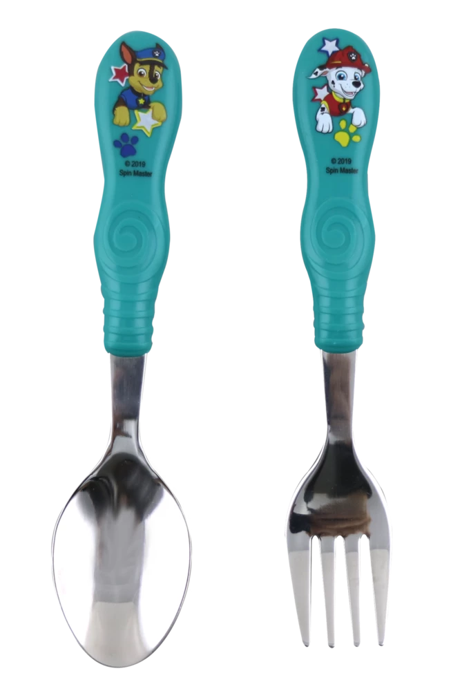 Paw Patrol 2pce Stainless Steel Cutlery Set